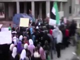 فري برس   درعا  حي الكاشف  مظاهرة في حي الكاشف 15 11 2011