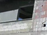 فري برس    باباعمرو آثار القصف على أحد المنازل 9 11 2011
