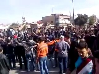 فري برس   تشييع شهداء برزة 10 11 2011