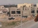 فري برس   حمص حاجز الزير تجمع الجيش قبل اقتحام حي البياضة 10 11 201