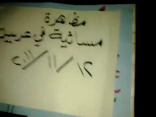 فري برس   عربين  مظاهرة مسائية تأييدا  لقرار جامعةعربية 12 11 2011 ج4