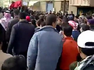فري برس   الرحيبة   ريف دمشق   تشييع الشهيد ميسر ادريس 12 11 2011 ج 3