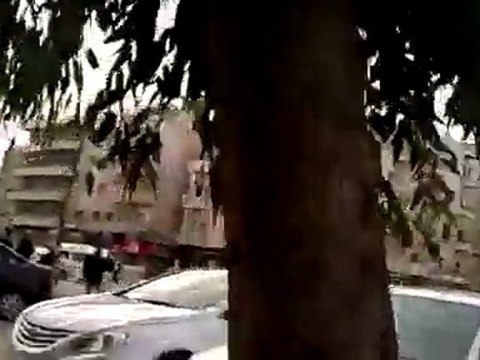 فري برس حماه ساحه العاصي انتشار امني كثيف لحماية المسيرة 13 11 2011