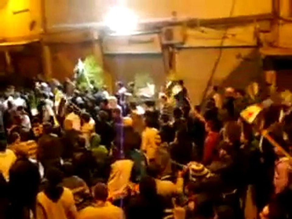 فري برس   بيان طلاب جامعة خالد بن الوليد بالمظاهرة الطلابية 13 11 2011