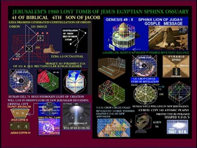 BIBLICAL ETHIOPIAN ARK OF THE COVENANT CHURCH FRONT WALL - A-B-C PYRAMDS DATA 3