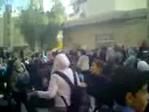 فري برس قطنا ريف دمشق مظاهرة الطلاب الاحرار للمطالبة باسقاط النظام 15 11 2011 جـ4