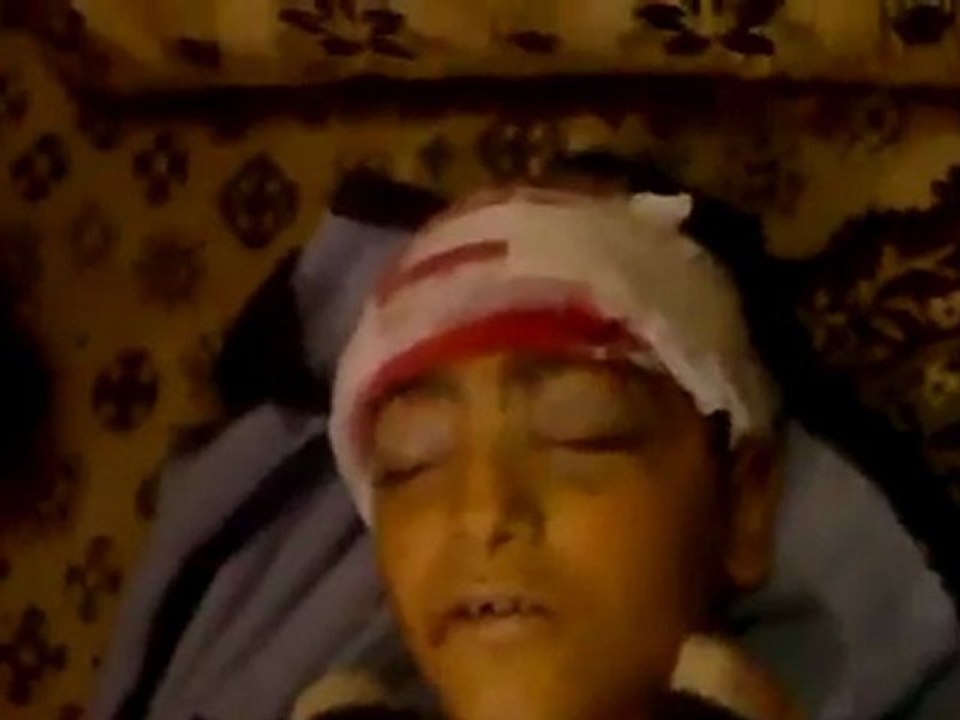 فري برس   كفرومة ادلب طالب المدرسة الشهيد عبدالله الشرتح قتل برصاص الجيش السوري الأسدي 15 11 2011