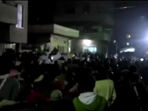 فري برس حمص المحتلة أحرار الوعر القديم ومسائية رائعة وأغنية ثورة سوريا 16 11 2011