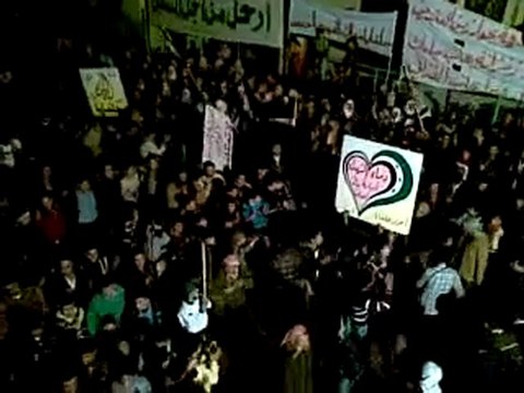 فري برس حماه حلفايا مسائية حاشدة بدنا راسك يابشار 16 11 2011