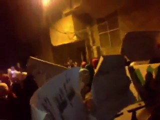 فري برس   دمشق الحجر الأسود   فجرجمعة طرد السفراء 18 11 2011