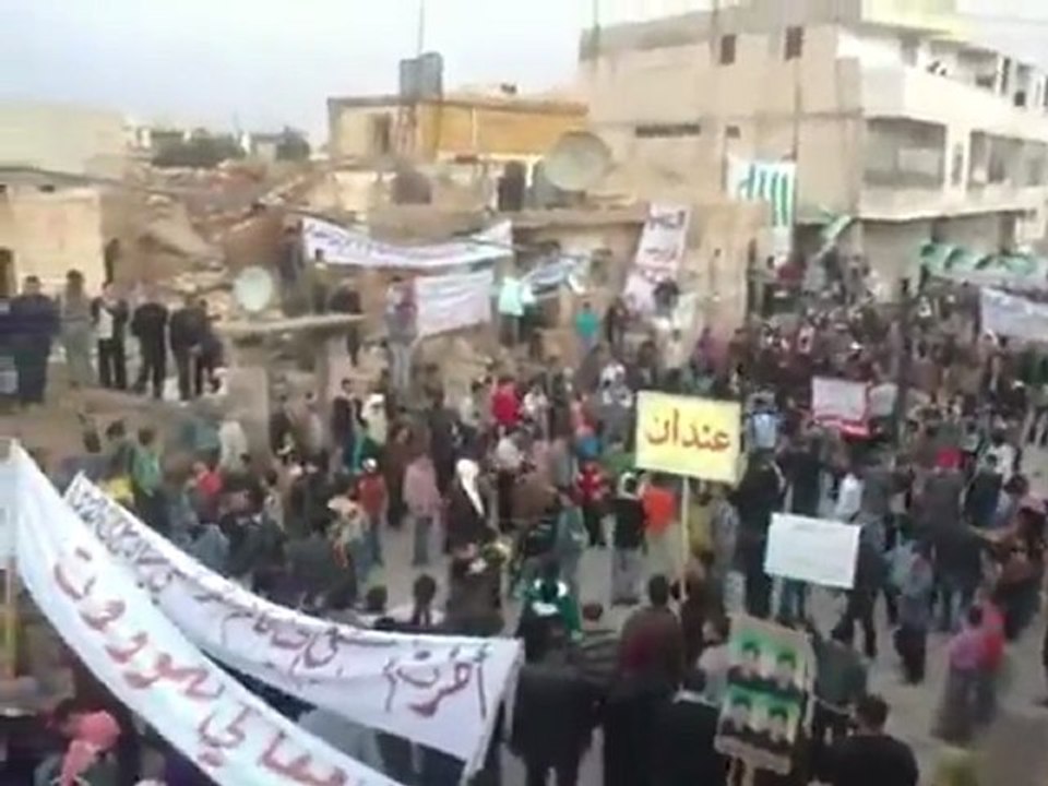 فري برس   حلب   عندان جمعة طرد السفراء 18 11 2011 ج3