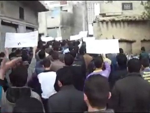 فري برس غوطة دمشق الشرقية سقبا جمعة طرد السفراء خروج المظاهرات 18 11 2011