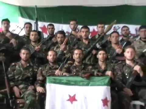 فري برس انشقاق مجموعة ضباط واالنضمام الى كتائب ابي الفداء سرية الشهيد محمد حسين الحلاق