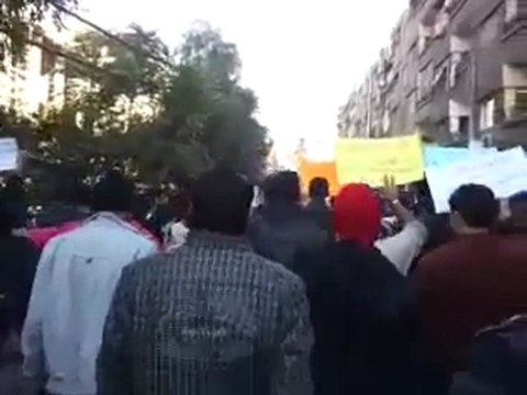 فري برس ريف دمشق زملكا مظاهرات الاحرار في أحد الطفل السوري 20 11 2011 جـ2