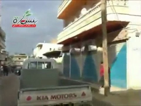 فري برس ادلب ‫بنش اضراب عام نصرة لاهالي مدينة تفتناز 20 11 2011‬ ج1