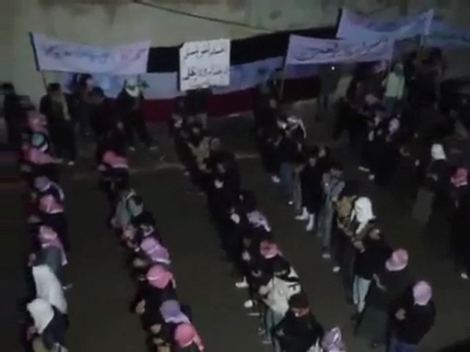 فري برس   حلب   تل رفعت    مظاهرة مسائية 20 11 2011 ج2