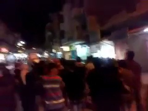 فري برس ديرالزور مظاهرة مسائية شارع التكايا حرية للابد غصب عنك يااسد 20 11 2011