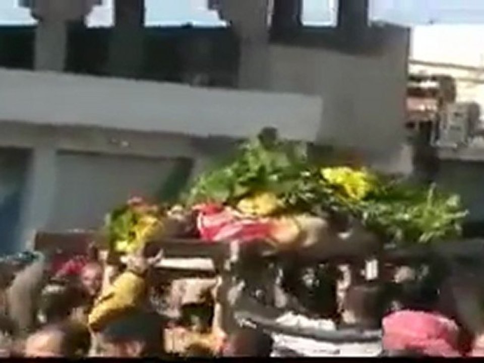 فري برس   حمص القصير مراسم زفاف الشهيد خالد خرما 21 11 2011