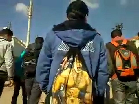 فري برس درعا الحراك مظاهرة طلابية للمطالبة باسقاط النظام 21 11 2011