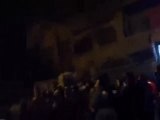 فري برس   حلب المارتيني اطلاق الرصاص على المتظاهرين 21 11 2011