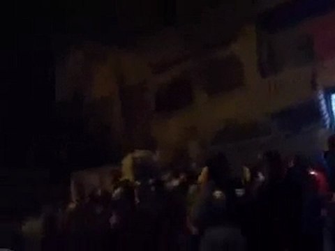 فري برس حلب المارتيني اطلاق الرصاص على المتظاهرين 21 11 2011