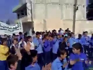 فري برس   حماة   التريمسة   مظاهرة طلابية   الاثنين   21 11 2011