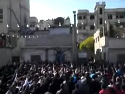 فري برس حمص البياضة كلمة ابنة الشهيد خالد الراجح 21 11 2011