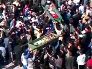 فري برس   الحولة تشييع الطفلين الشهيدين عماد إسماعيل و عبد القادر رسلان 22 11 2011