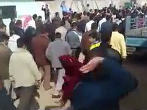 فري برس إدلب طفس جنازة الشهيد عيسى الربداوي 24 11 2011