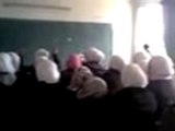 فري برس   معضمية الشام مظاهرة طالبات المدارس ضمن الدوام المدرسي 24 11 2011