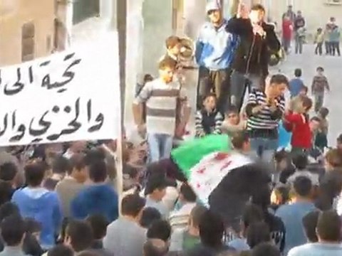 فري برس إدلب تفتناز أحد عين الحقيقة مظاهرة رغم الحصار 27 11 2011