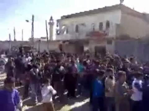 فري برس حماة التريمسة مظاهرة صباحية لاحرار البلدة 27 11 2011