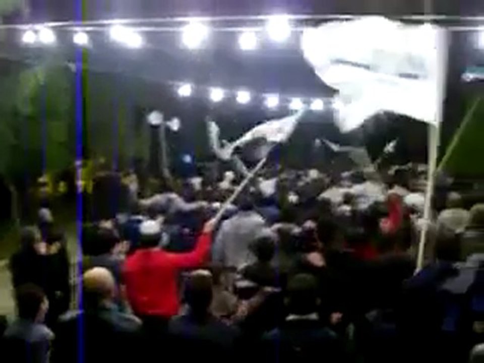 فري برس   مظاهرات سورية حمص  مسائية حي الإنشاءات 27 11 2011