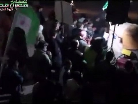 فري برس مظاهرة مسائية إدلب معرتمصرين أحد عين الحقيقة 27 11 2011