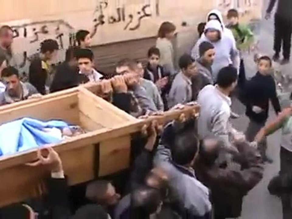 فري برس   حمص تشيع الشهيد احمد البقاعي 28 11 2011