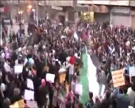 فري برس حمص حي الخالدية يبقا الرئيس ايه بقيادة الساروت 28 11 2011