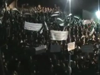 فري برس   رسالة شديدة للطبل وليد المعلك حمص ديربعلبة 28 11 2011