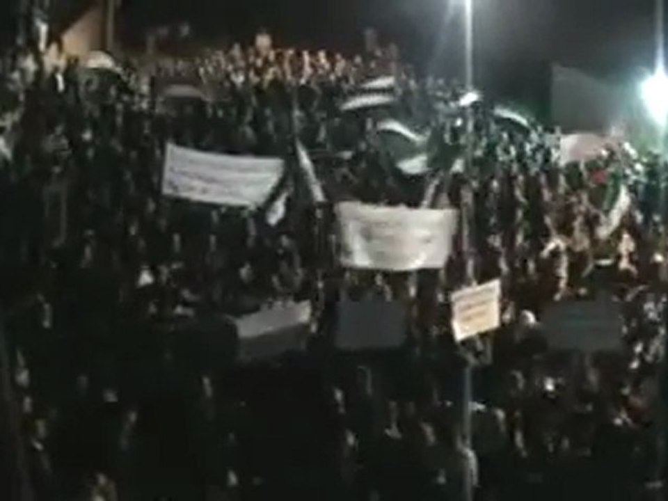 فري برس   رسالة شديدة للطبل وليد المعلك حمص ديربعلبة 28 11 2011