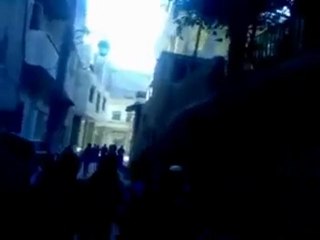 فري برس   الكسوة مظاهرة عفوية لأطفال المدينة 29 11 2011