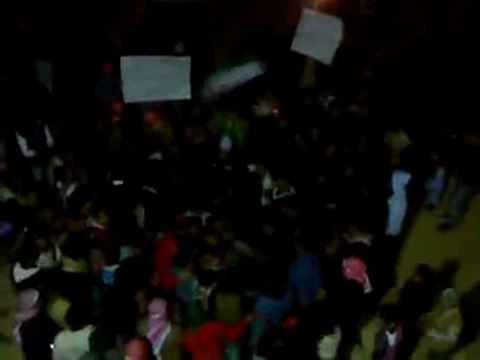 فري برس درعا خربة غزالة مسائيات الثوار اضراب عام لأجل الشهداء 1 12 2011 جـ4