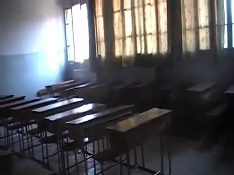 فري برس مدينة ادلب مدرسة المتنبي اضراب عام 29 11 2011