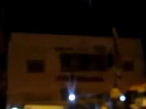 فري برس رفع علم الاستقلال على بناء البلدية في مدينة الضمير ريف دمشق 30 11 2011