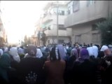 فري برس   حمص المحتلة حرائر الوعر القديم وأغنية ثورة سوريا لجل الحرية 1 12 2011