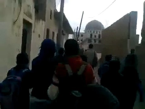 فري برس حلب حيان مظاهرة طلابية 7 12 2011 جـ3