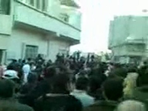 فري برس مدينة التل تشيع الشهيد محمد خضر الغبرة 10 12 2011