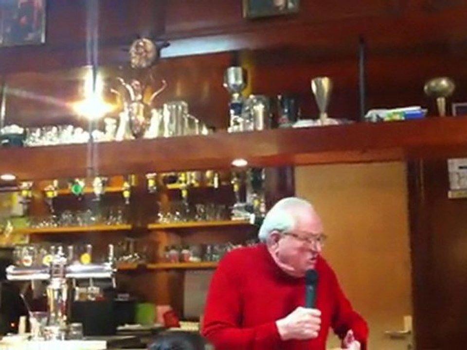 Dîner militant à saint loud avec Jean Marie Le Pen