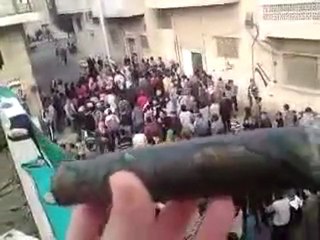 فري برس   مظاهرة حماة طريق حلب 17 12 2011