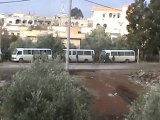 فري برس   حوران مدينة بصرالحرير اجتياح المدينة من قبل الأمن والشبيحة مع مؤزرت الجيش واللايات الثقيلة 25 12 2011