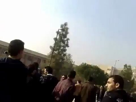 فري برس مظاهرة الهندسة المدنية في حلب 29 12 2011