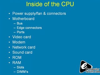 notes about Building A Personal Computer